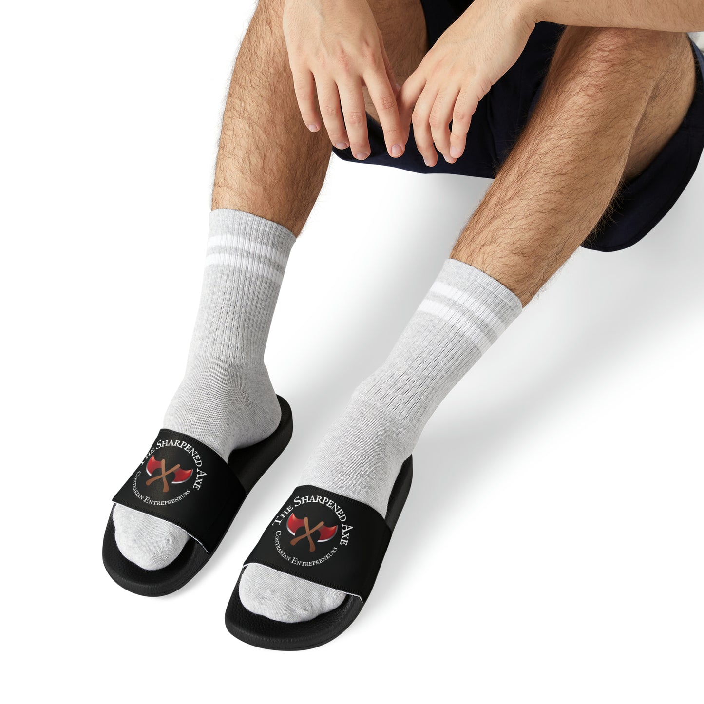 Sharpened Axe "Contrarian Entrepreneurs" Slide Sandals!