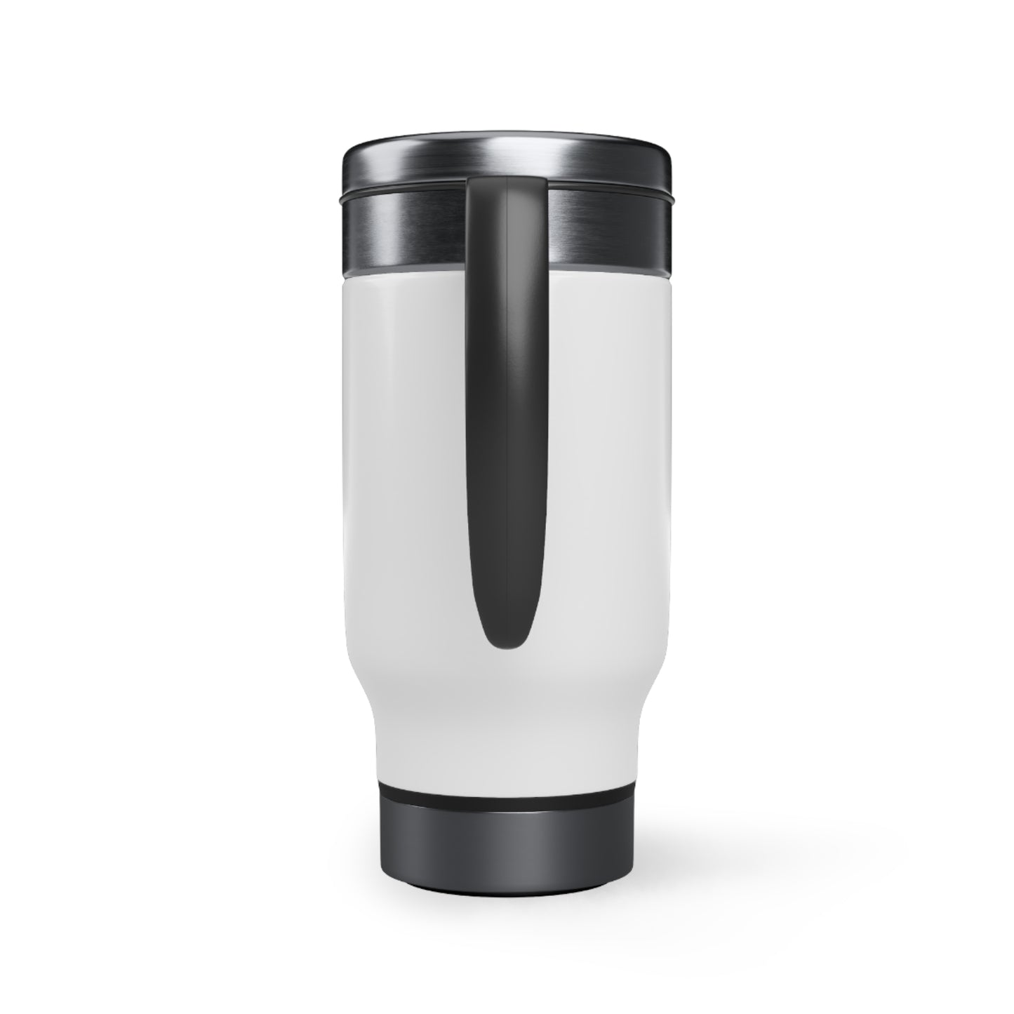 Contrarian Entrepreneur Stainless Steel Travel Mug with Handle, 14oz