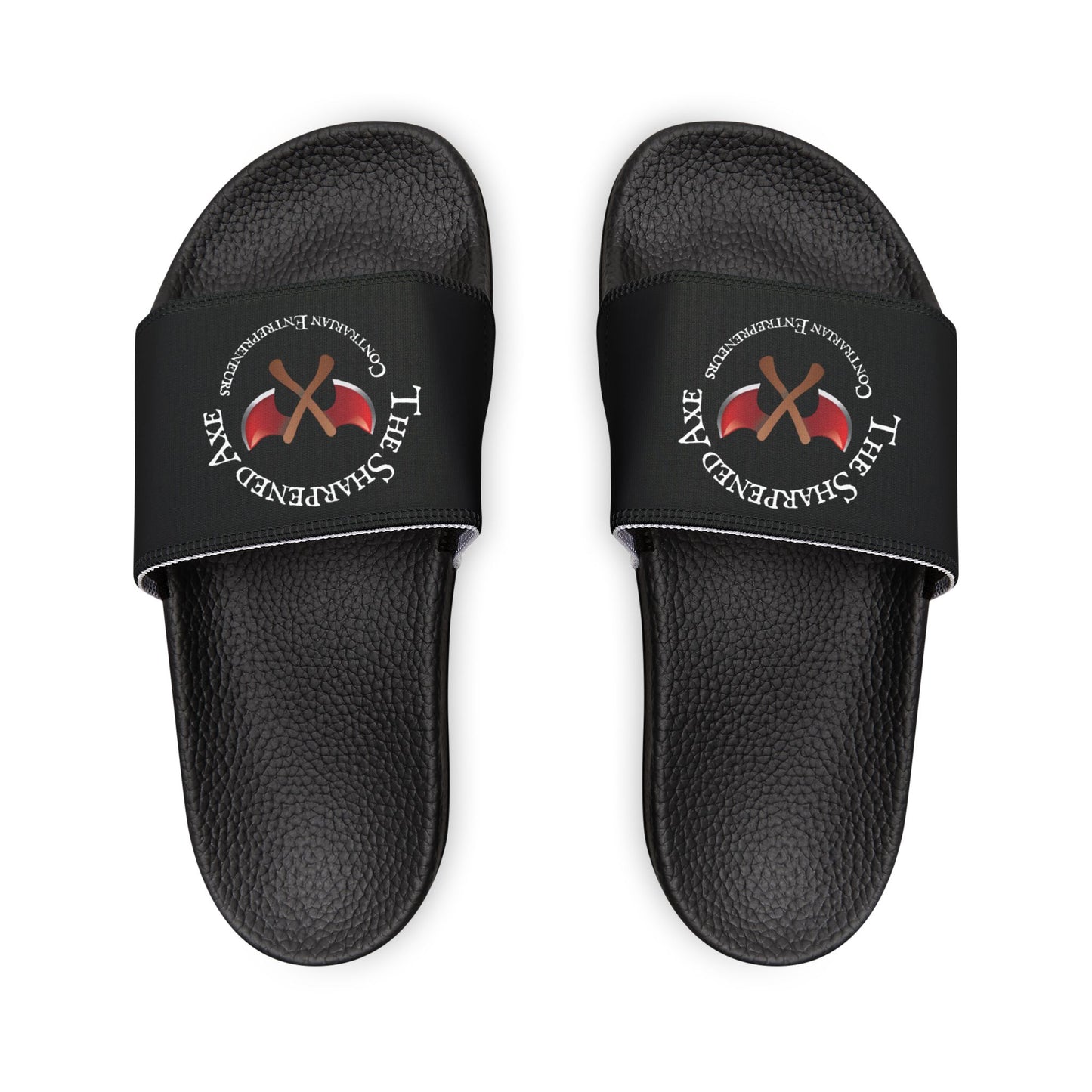 These Sharpened Axe "Contrarian Entrepreneurs" Slide Sandals aren't for Liberal Goobers...