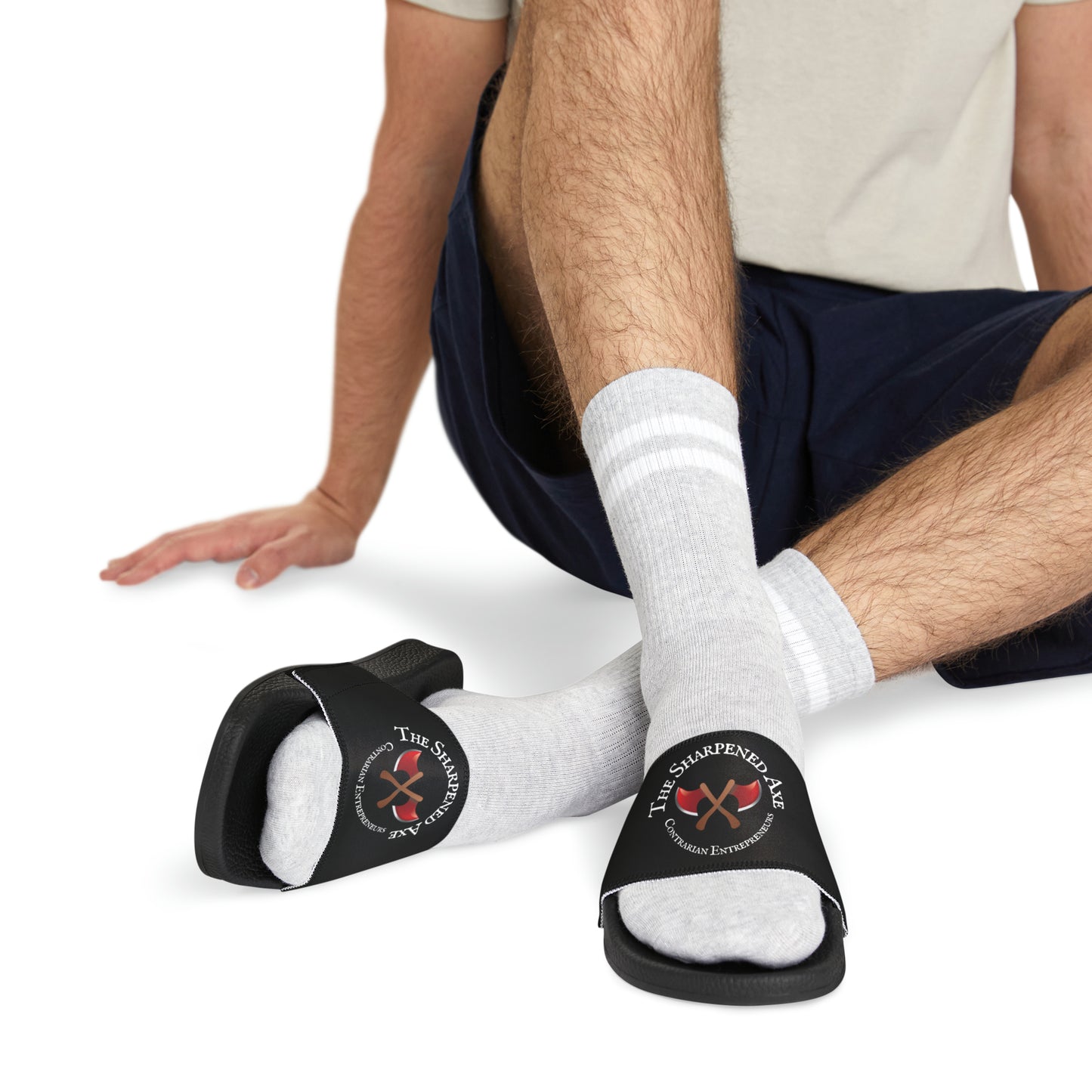 Sharpened Axe "Contrarian Entrepreneurs" Slide Sandals!