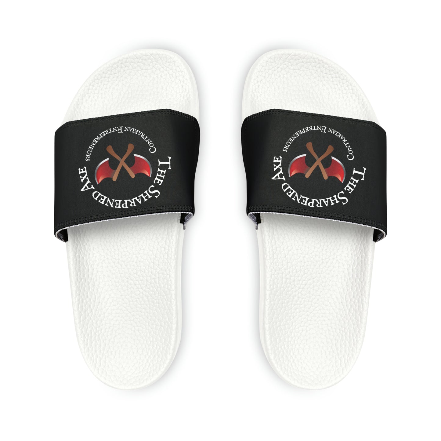 Sharpened Axe "Contrarian Entrepreneurs" Slide Sandals!