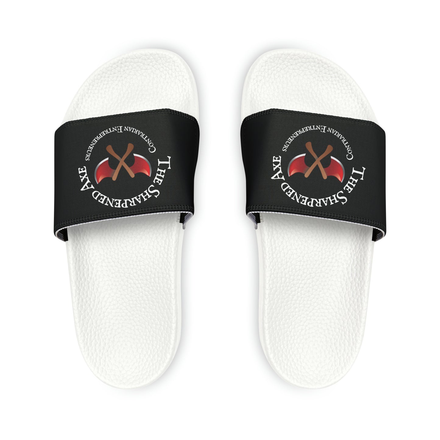 Sharpened Axe "Contrarian Entrepreneurs"  Slide Sandals!