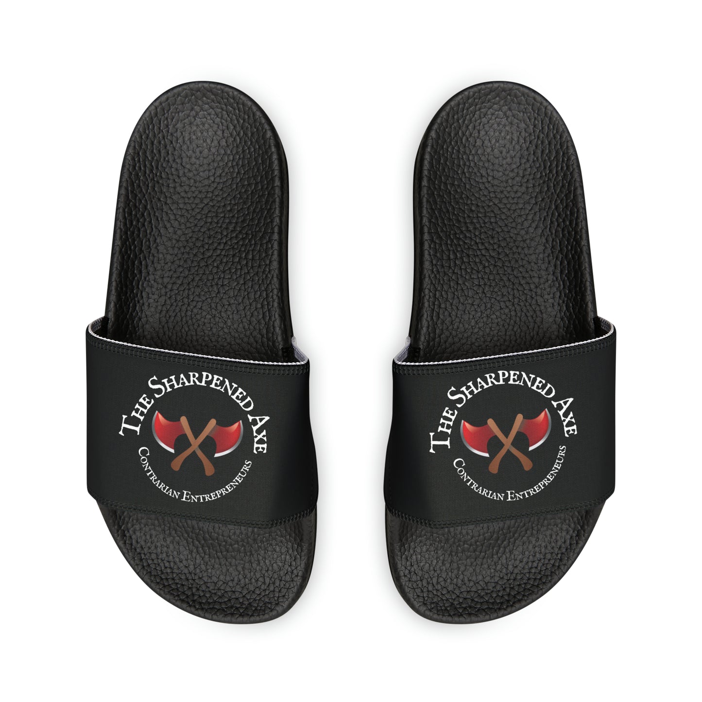 Sharpened Axe "Contrarian Entrepreneurs"  Slide Sandals!