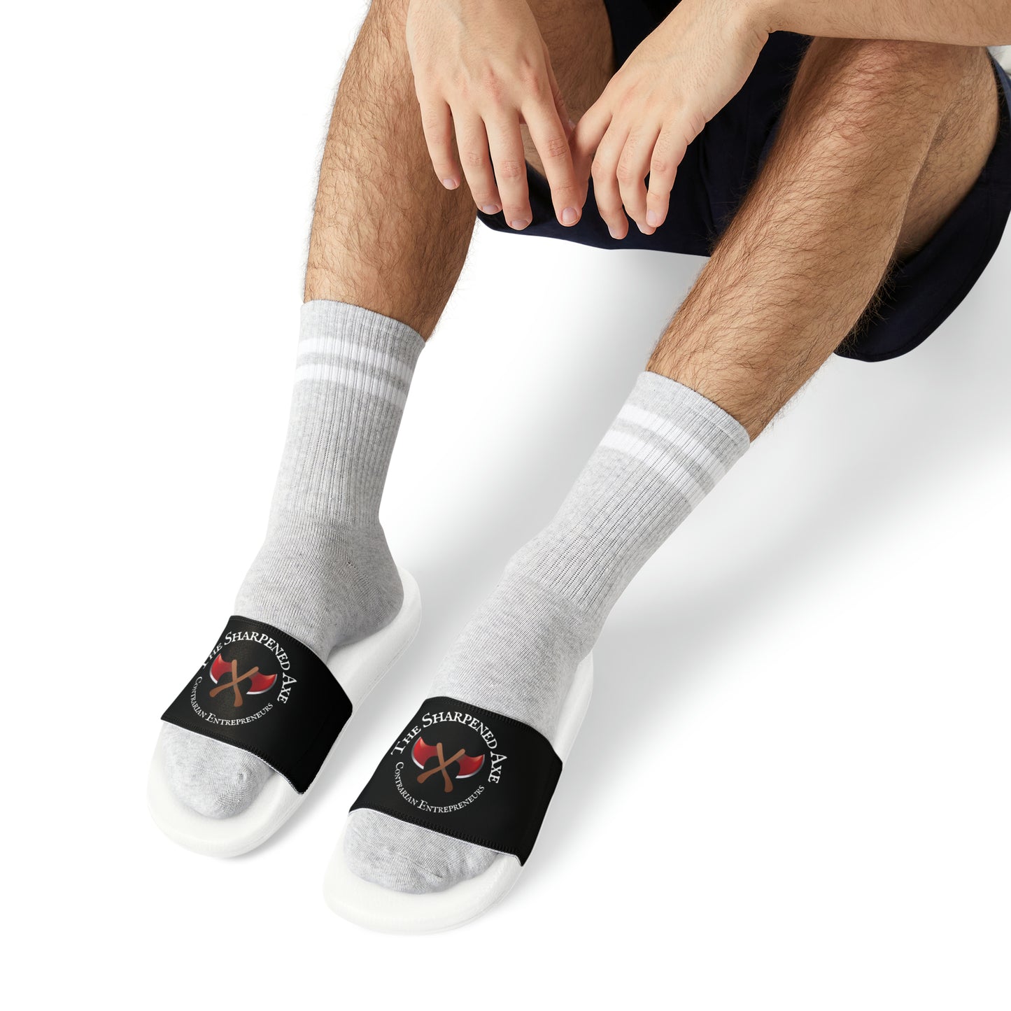 Sharpened Axe "Contrarian Entrepreneurs" Slide Sandals!
