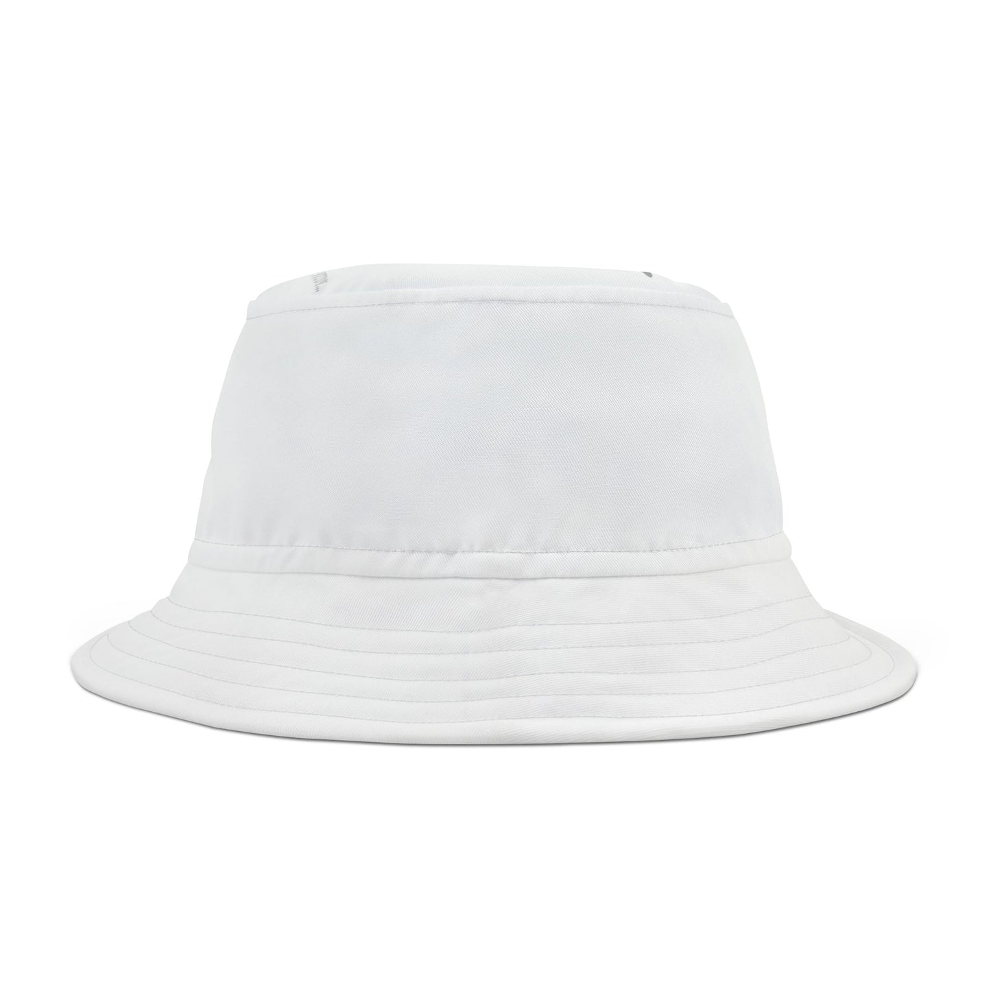 Classic White Bucket Hat — All-Over Print Sun & Streetwear Cap