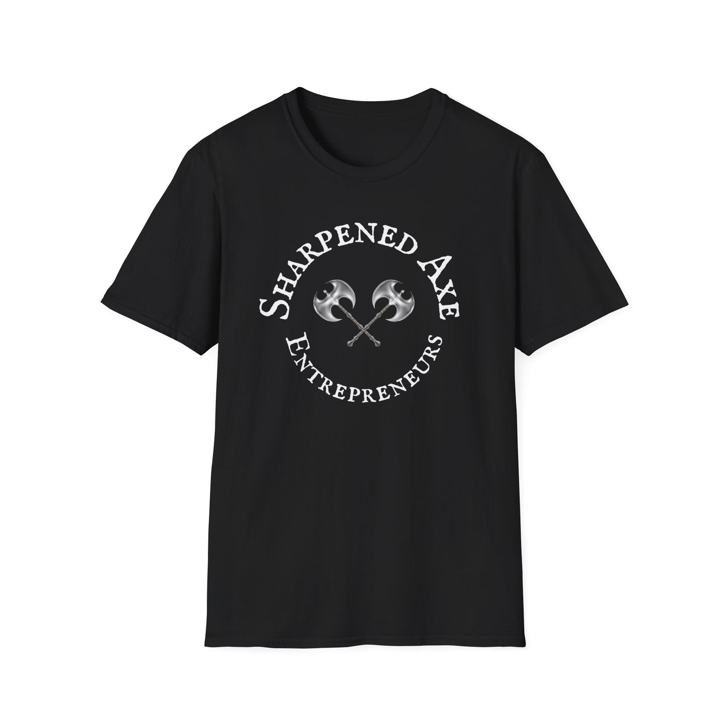 Sharpened Axe Living (Softstyle) Black T-Shirt