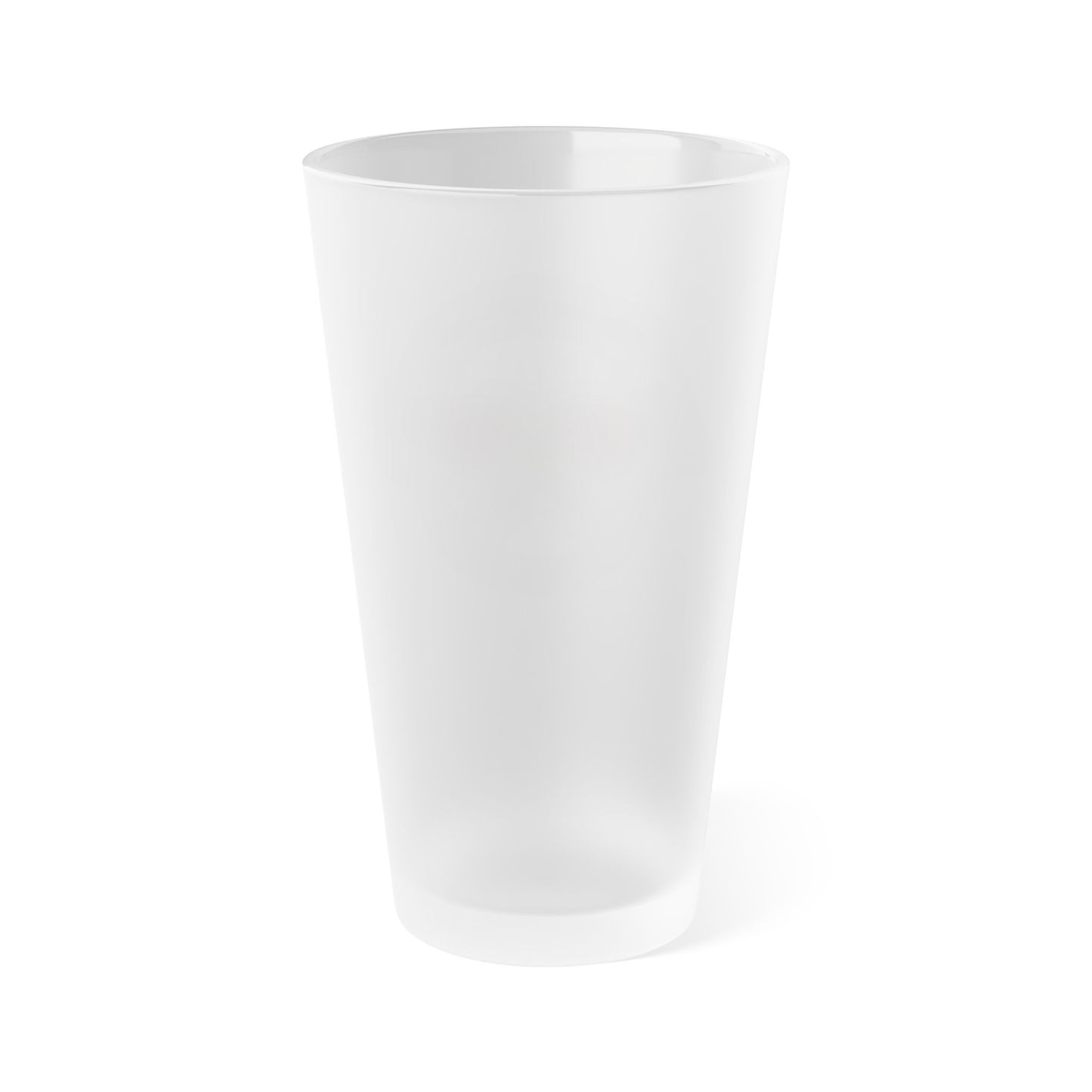The Sharpened Axe "Contrarian Entrepreneurs" Frosted Pint Glass, 16oz