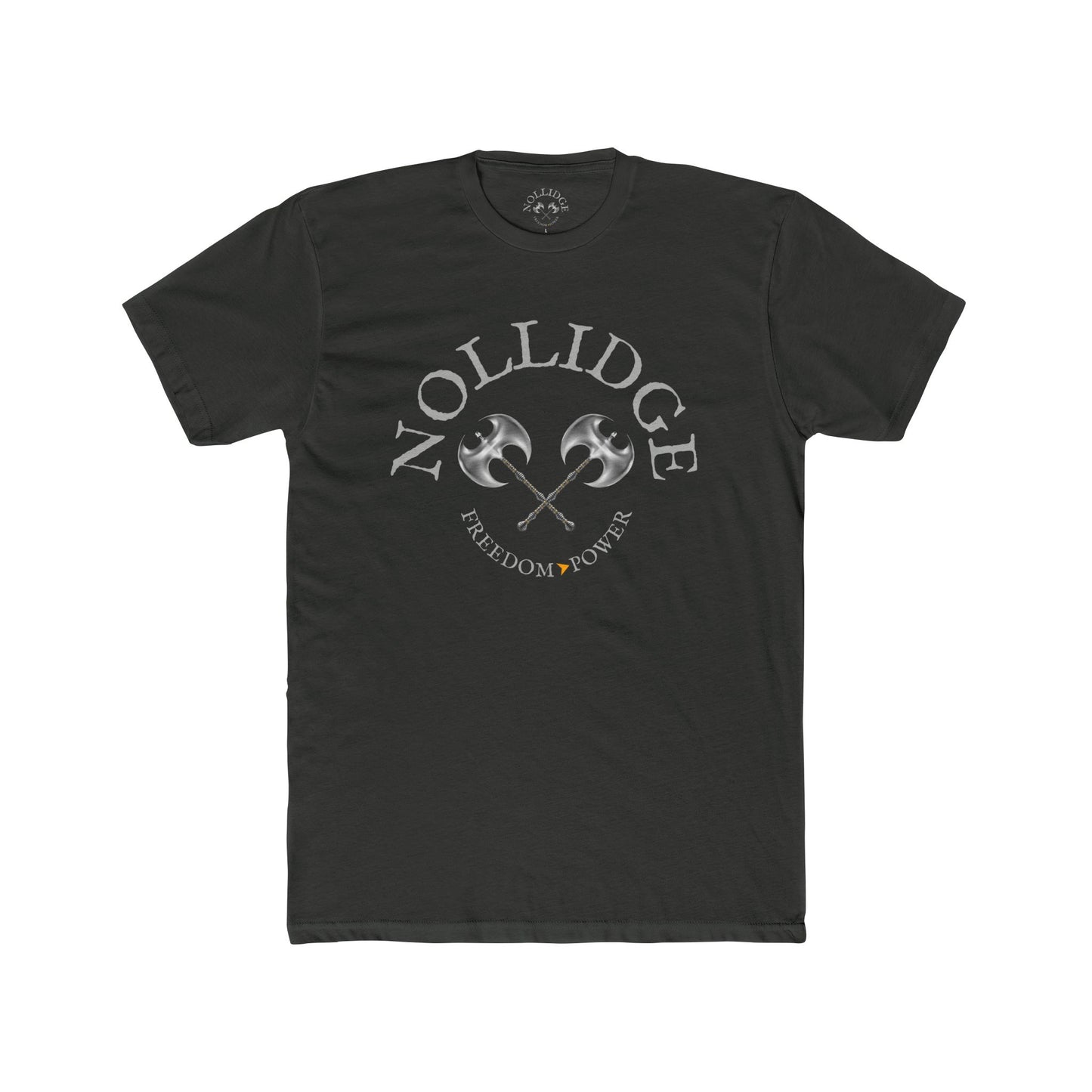 "FREEDOM --> POWER" Nollidge OG LOGO (grey letter) T‑Shirt
