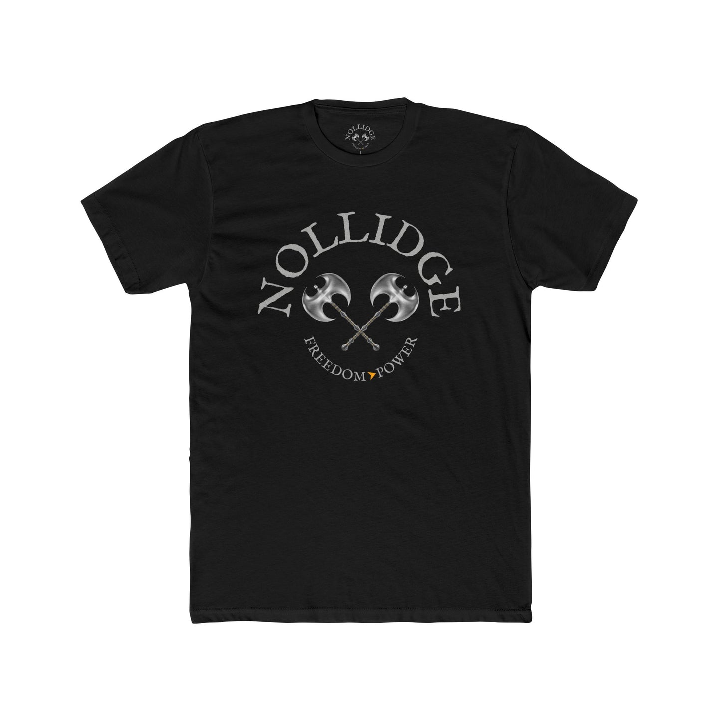 "FREEDOM --> POWER" Nollidge OG LOGO (grey letter) T‑Shirt
