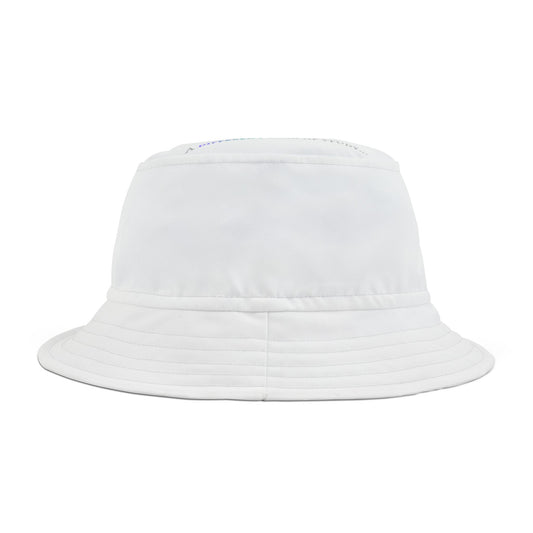 Classic White Bucket Hat — All-Over Print Sun & Streetwear Cap