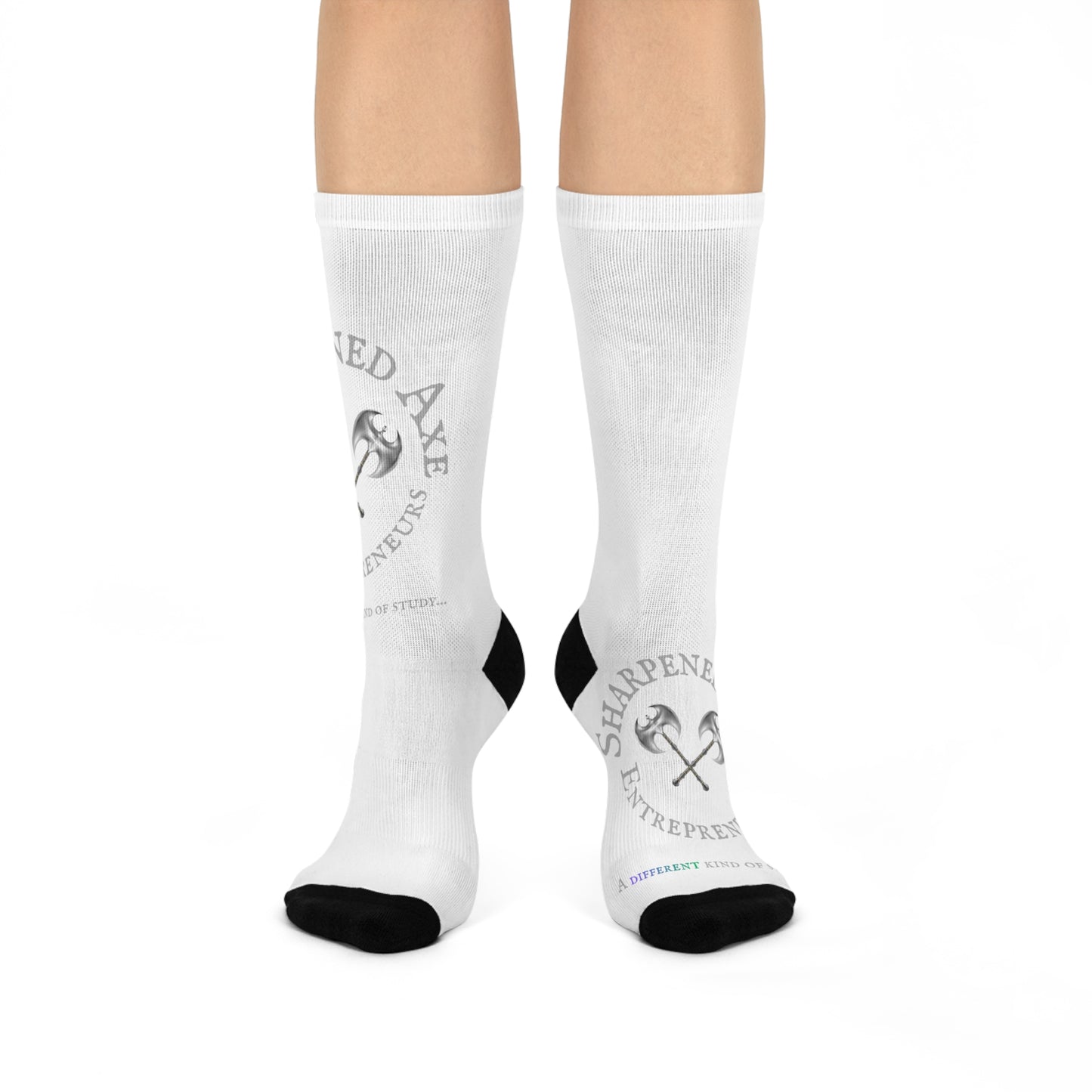 Sharpened Axe Entrepreneurs Success Socks! Perfect for feeling powerful, raising your frequency and earning commissions effortlessly...