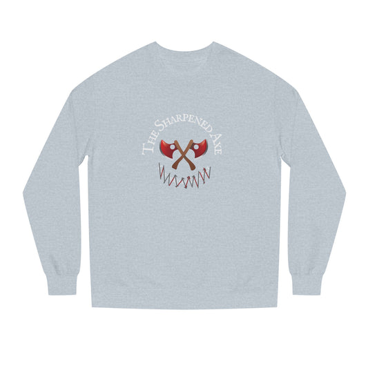 Cozy Unisex Crew Neck Sweatshirt with Axe Design, Perfect for Gifting, Casual Wear, and Celebrations