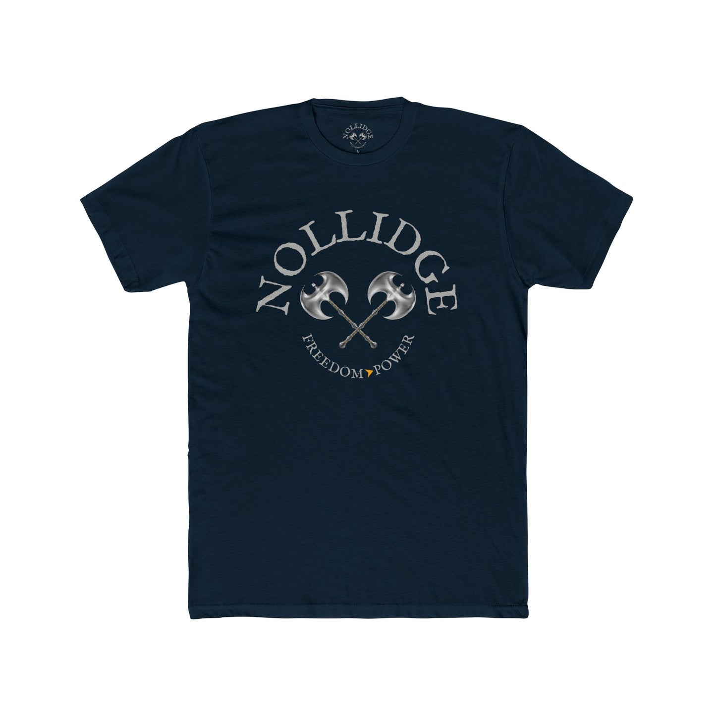 "FREEDOM --> POWER" Nollidge OG LOGO (grey letter) T‑Shirt