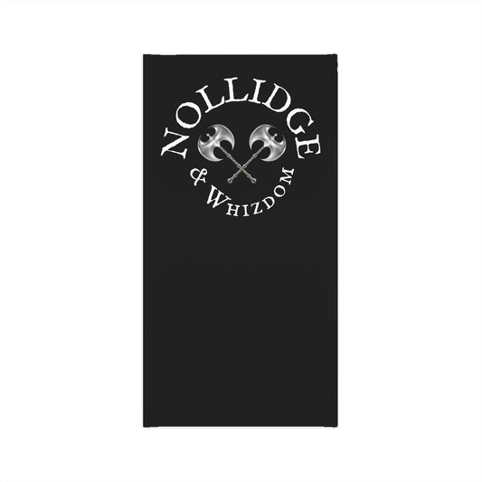 (ALL COLORS) Nollidge & Whizdom Crossed Axes Logo Lightweight Neck Gaiter — Breathable Outdoor Face Scarf