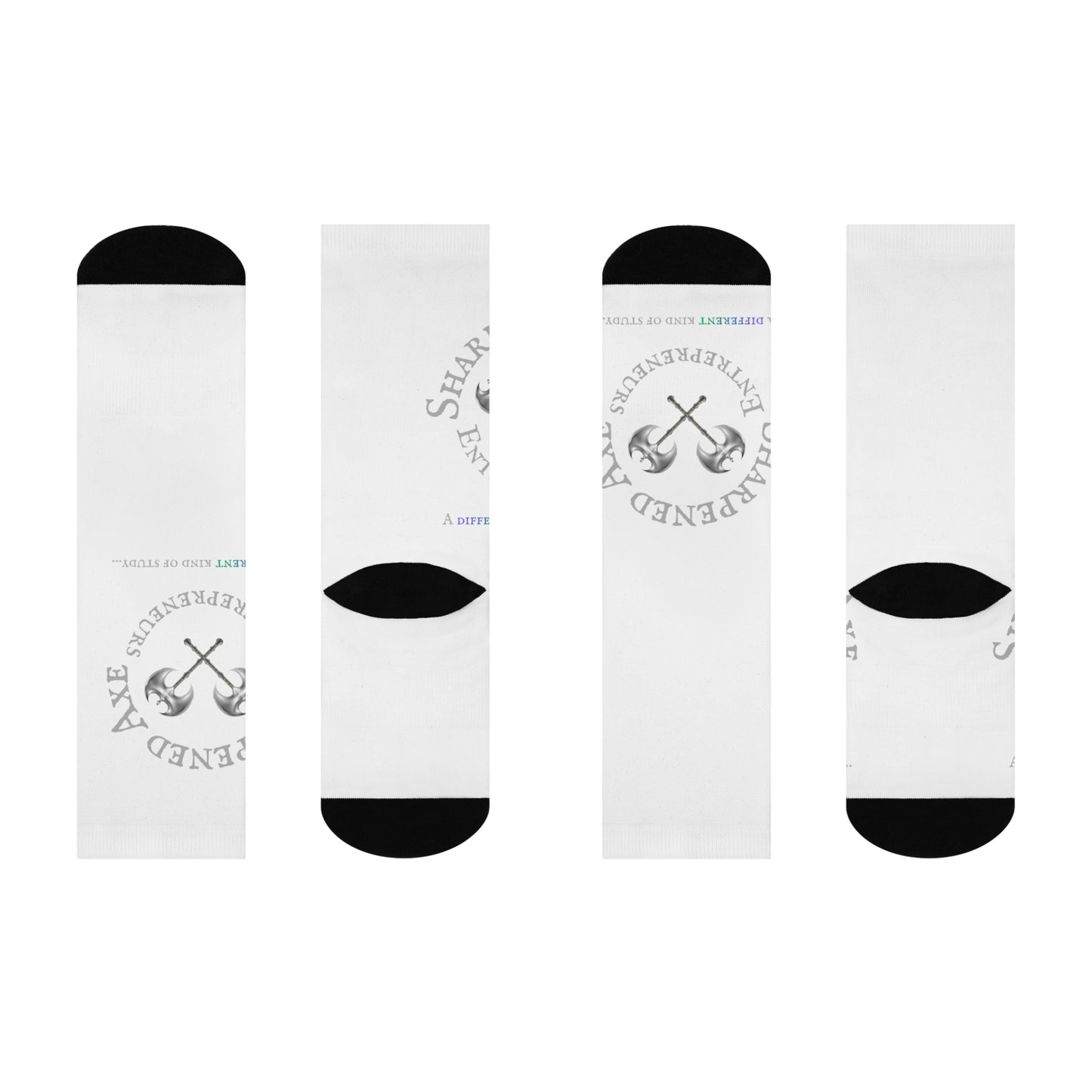 Sharpened Axe Entrepreneurs Success Socks! Perfect for feeling powerful, raising your frequency and earning commissions effortlessly...