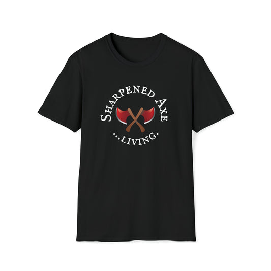 Sharpened Axe Living (Softstyle) Black T-Shirt