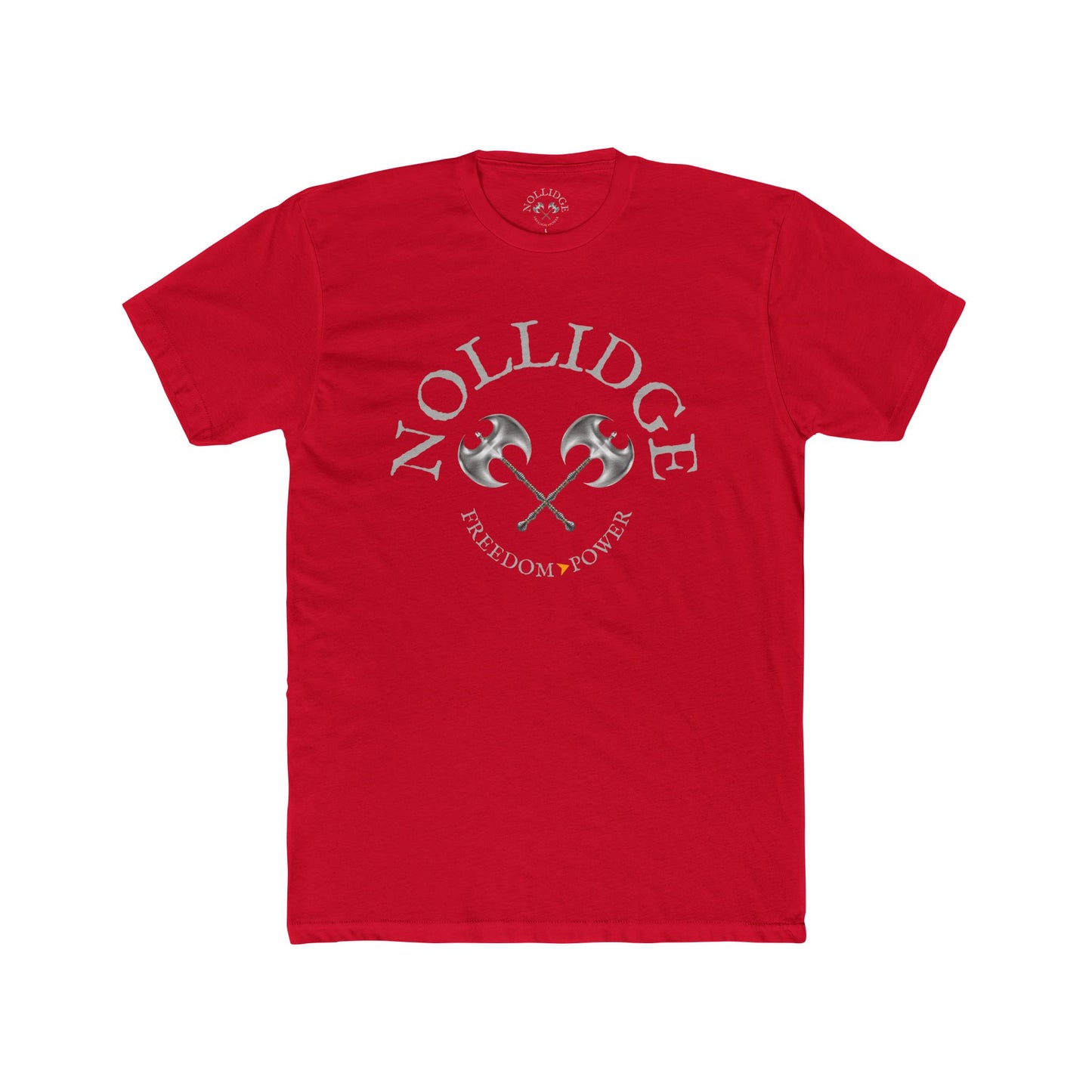 "FREEDOM --> POWER" Nollidge OG LOGO (grey letter) T‑Shirt