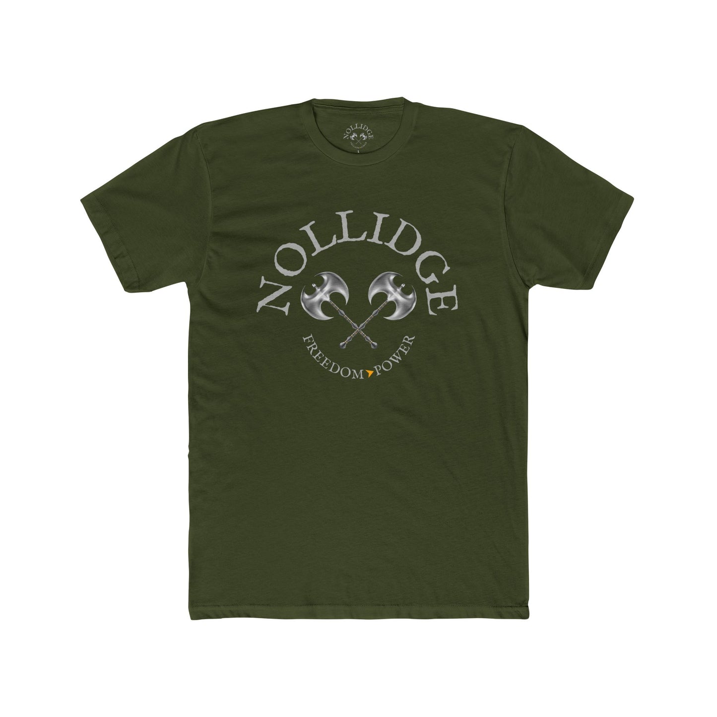 "FREEDOM --> POWER" Nollidge OG LOGO (grey letter) T‑Shirt