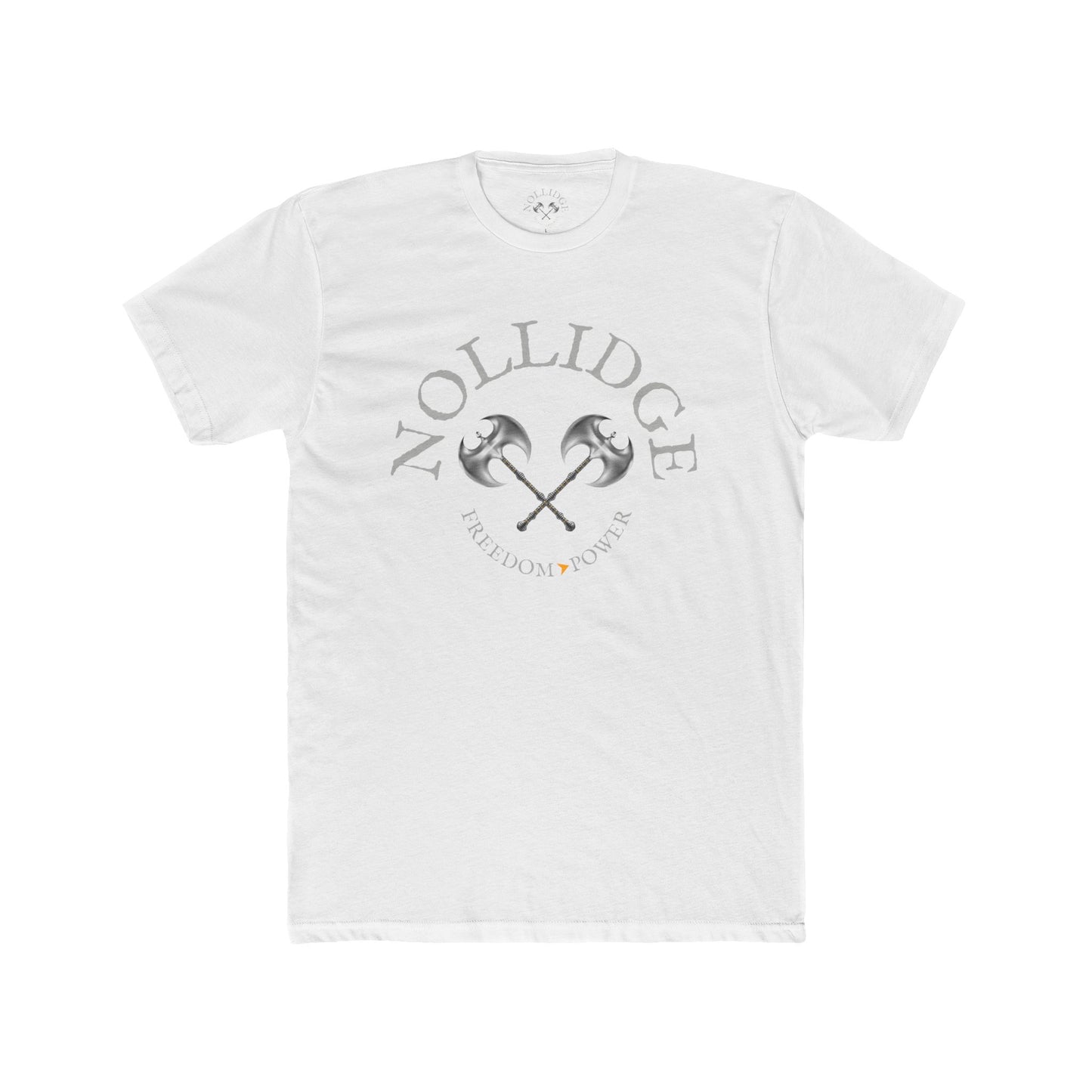 "FREEDOM --> POWER" Nollidge OG LOGO (grey letter) T‑Shirt